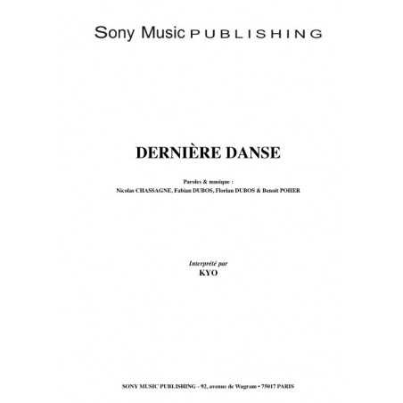 DERNIÈRE DANSE