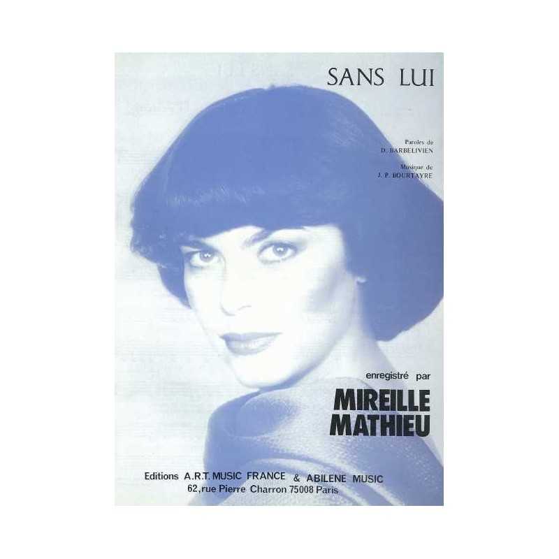 Sheet music SANS LUI Mireille MATHIEU