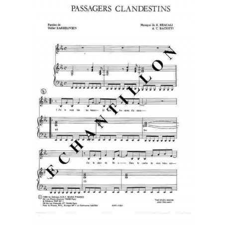 PASSAGERS CLANDESTINS