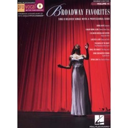 PRO VOCAL VOL.41 BROADWAY FAVORITES (+CD)
