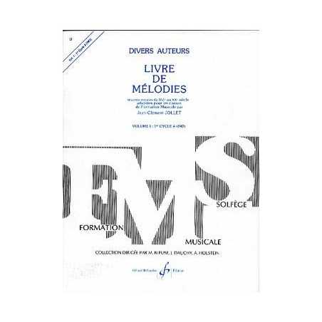 LIVRE DE MÉLODIES Vol. 1 - 1er Cycle