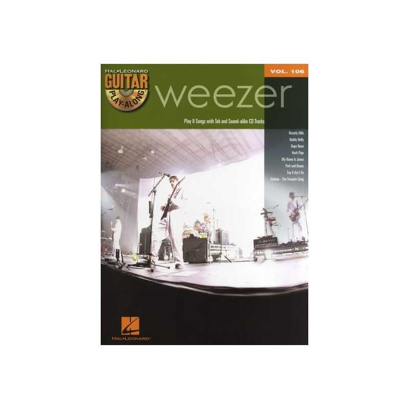 GUITAR PLAY ALONG VOL.106 WEEZER (+CD)