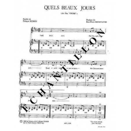 QUELS BEAUX JOURS