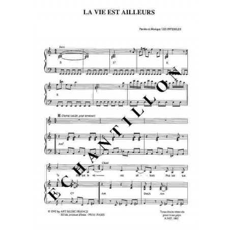 LA VIE EST AILLEURS