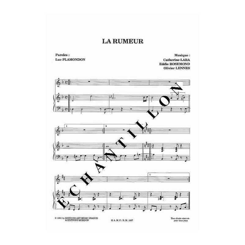 LA RUMEUR