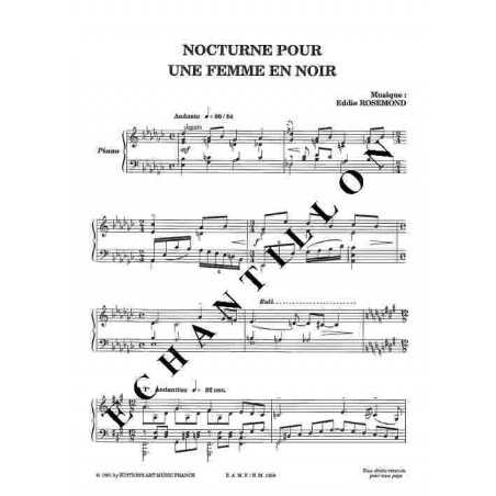NOCTURNE POUR UNE FEMME EN NOIR