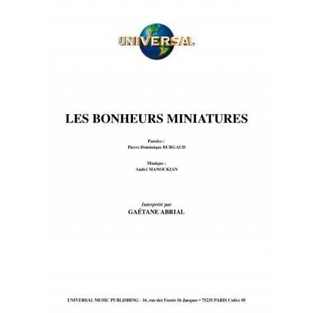 LES BONHEURS MINIATURES
