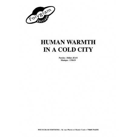 HUMAN WARMTH IN A COLD CITY