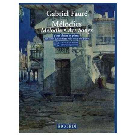 GABRIEL FAURÉ - MÉLODIES ART SONGS (+CD)