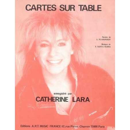 CARTES SUR TABLE