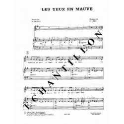 LES YEUX EN MAUVE