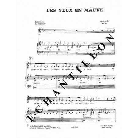 LES YEUX EN MAUVE