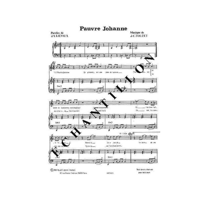 PAUVRE JOHANNE