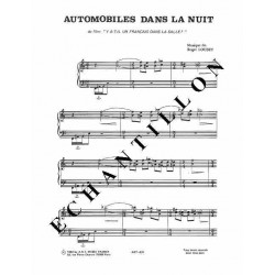 AUTOMOBILES DANS LA NUIT
