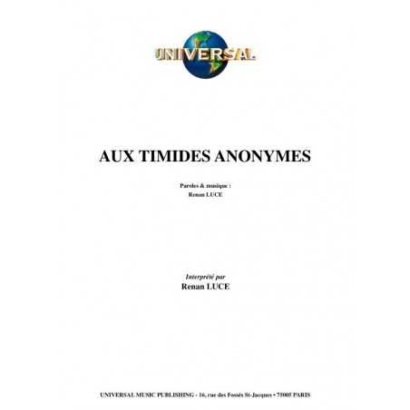 AUX TIMIDES ANONYMES
