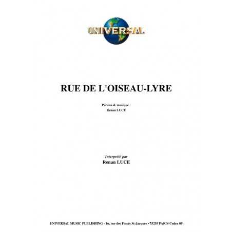 RUE DE L'OISEAU-LYRE
