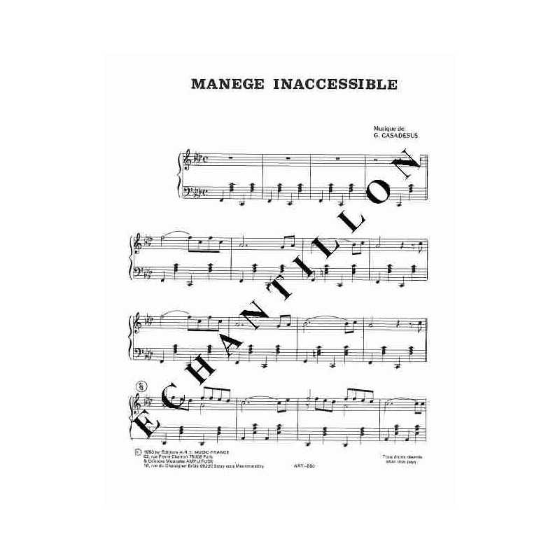 MANÈGE INACCESSIBLE