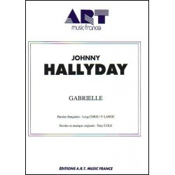 Partition GABRIELLE Johnny Hallyday