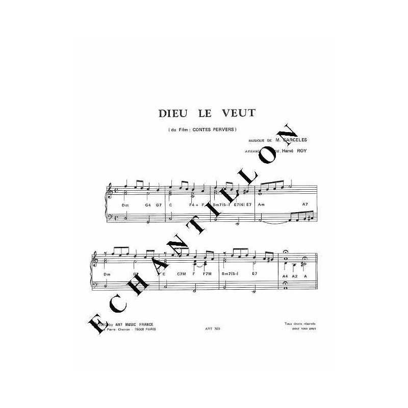 DIEU LE VEUT