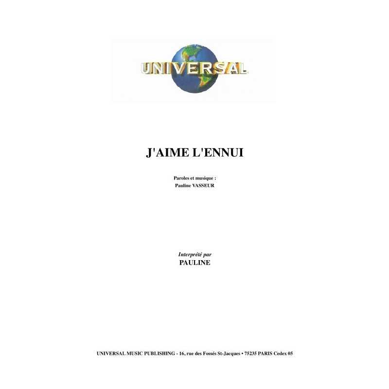 J'AIME L'ENNUI