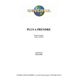 PLUS À PRENDRE