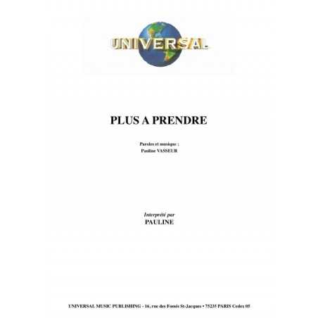 PLUS À PRENDRE