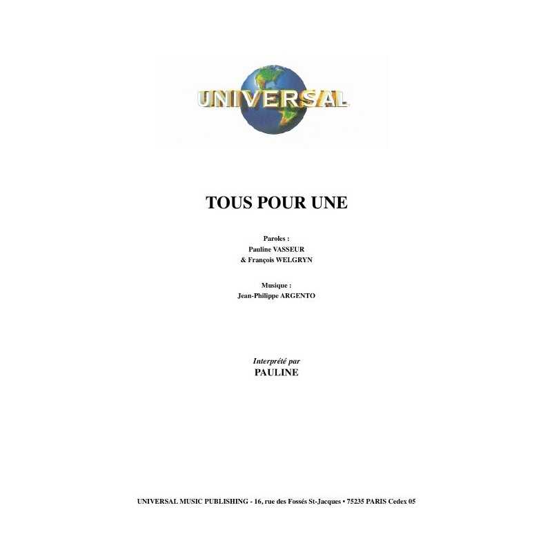 TOUS POUR UNE