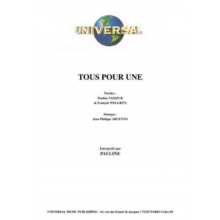 TOUS POUR UNE