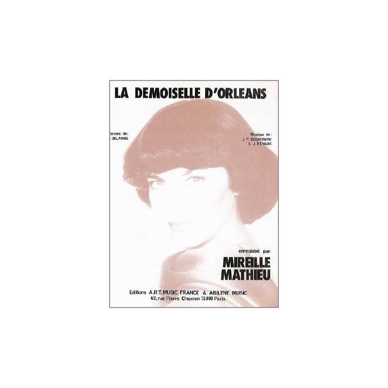 Sheet music LA DEMOISELLE D'ORLÉANS Mireille Mathieu