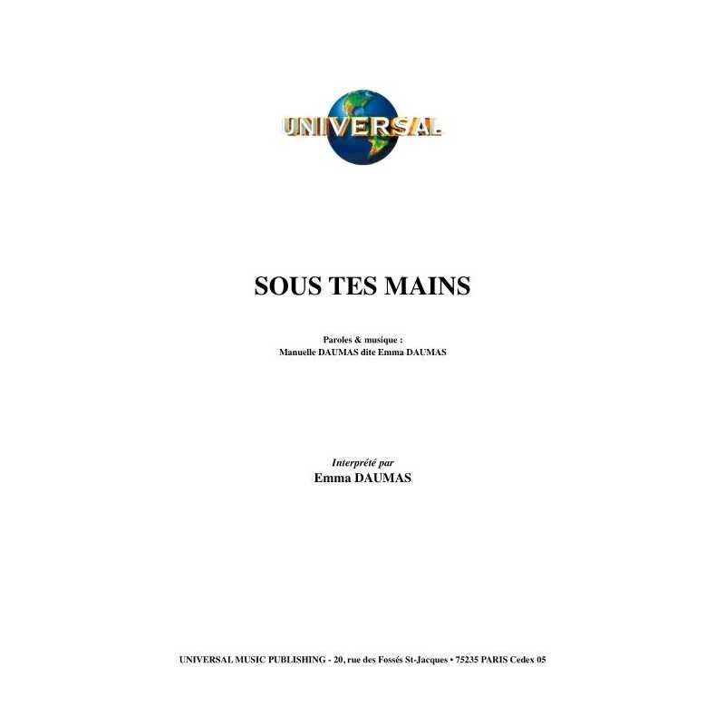 SOUS TES MAINS