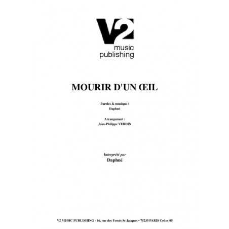 MOURIR D'UN ŒIL