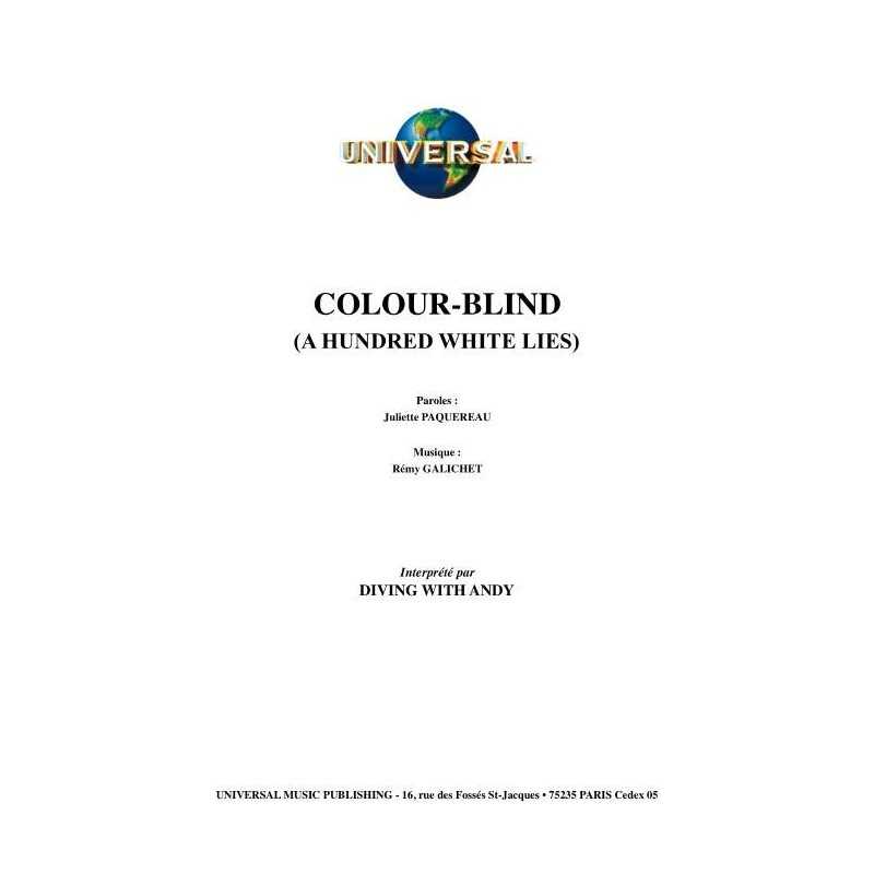 COLOUR-BLIND (A HUNDRED WHITE LIES)