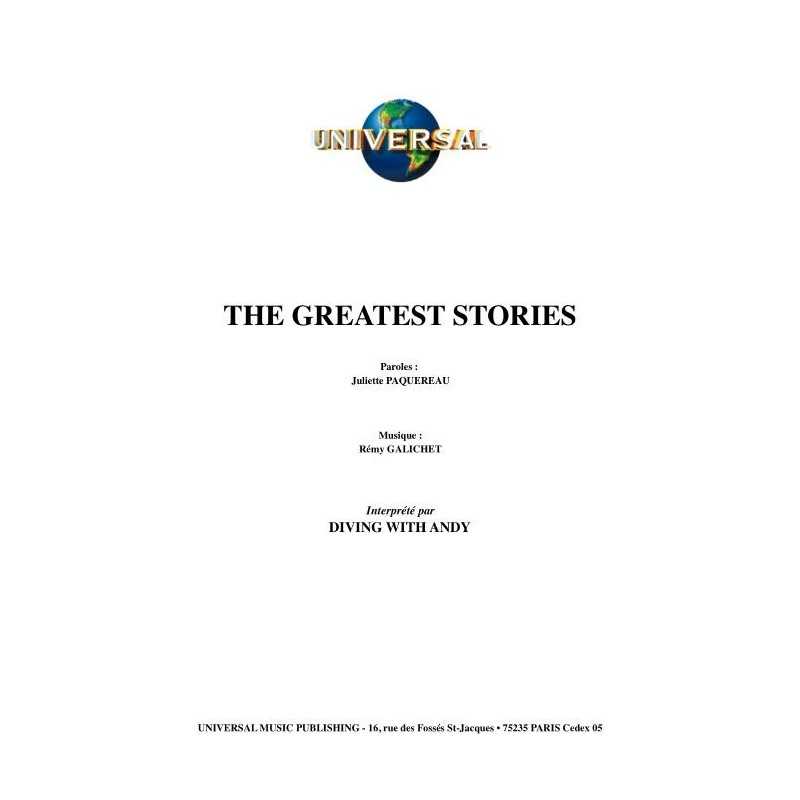 THE GREATEST STORIES
