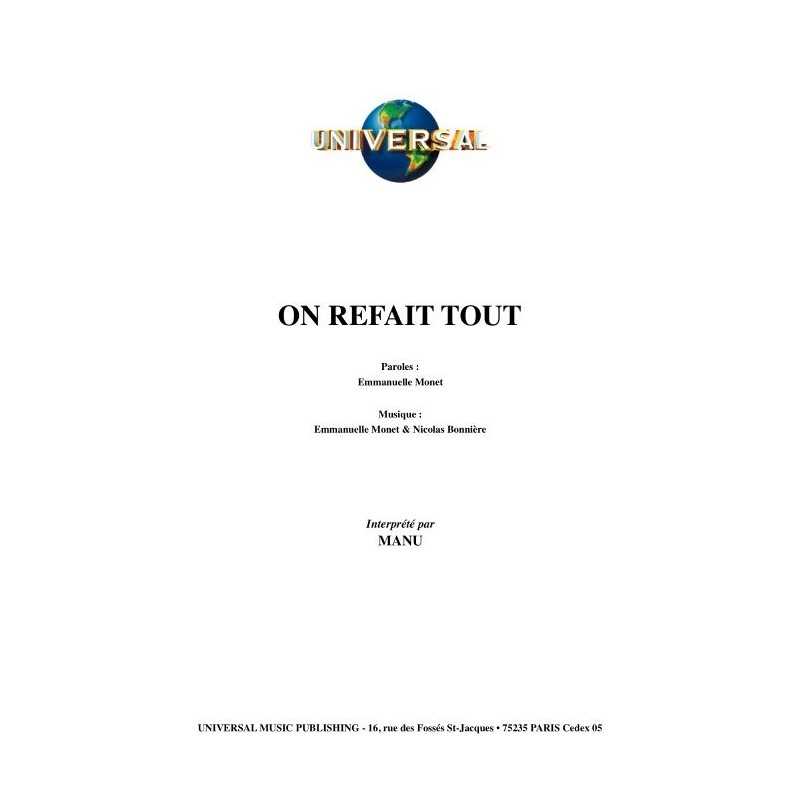 ON REFAIT TOUT