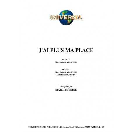 J'AI PLUS MA PLACE
