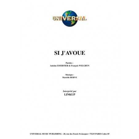 SI J'AVOUE