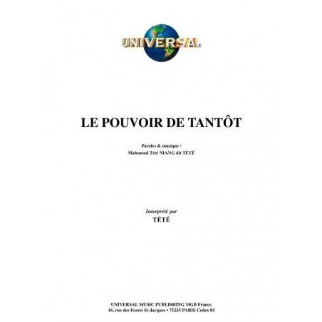 LE POUVOIR DE TANTÔT
