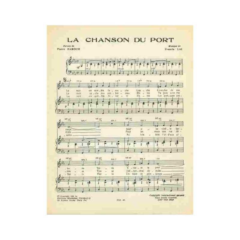 LA CHANSON DU PORT