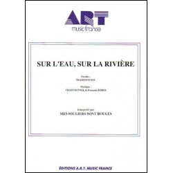 SUR L'EAU, SUR LA RIVIÈRE partition piano chant Mes souliers sont rouges sheet music
