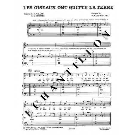 LES OISEAUX ONT QUITTE LA TERRE