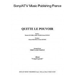 QUITTE LE POUVOIR