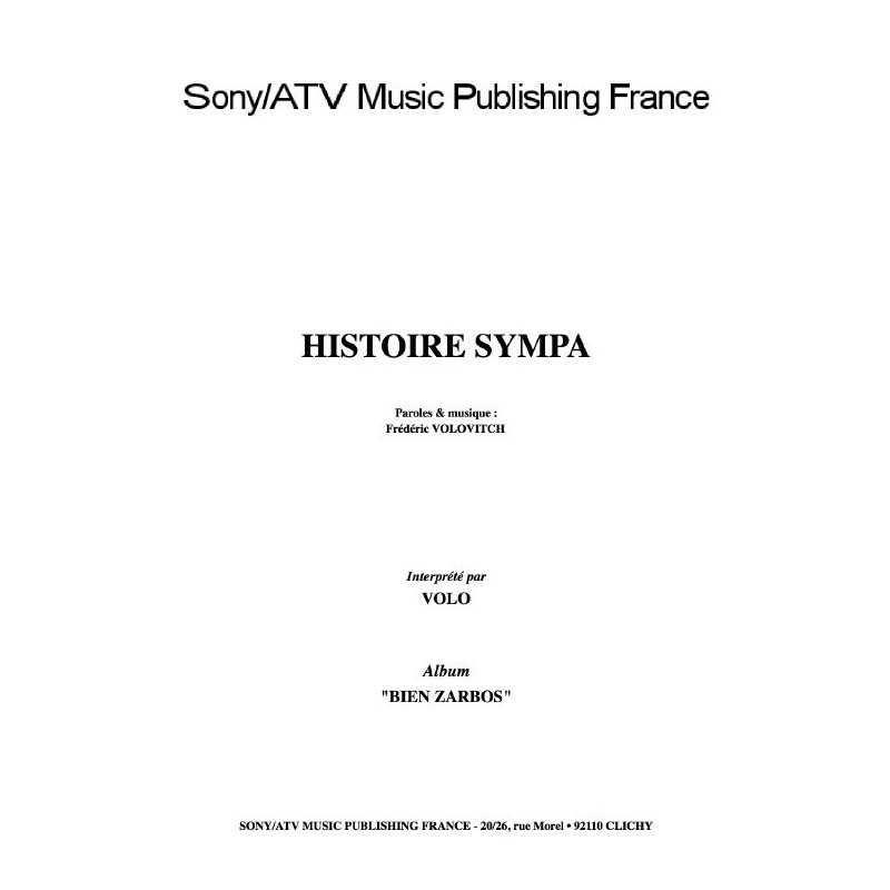 HISTOIRE SYMPA