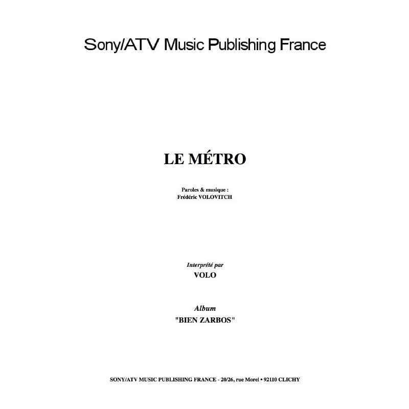 LE MÉTRO