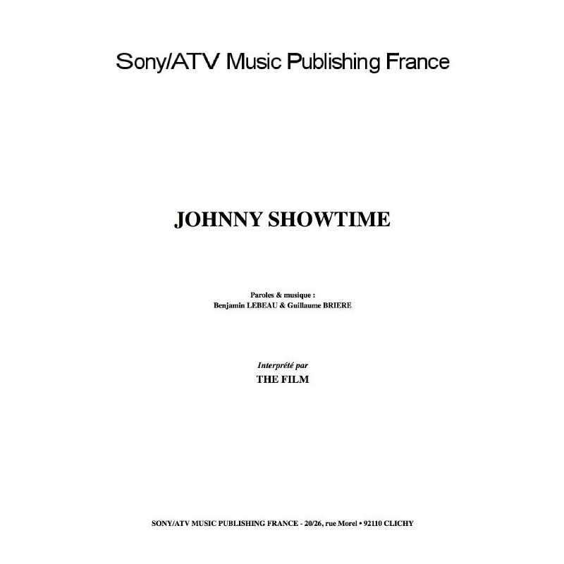 JOHNNY SHOWTIME