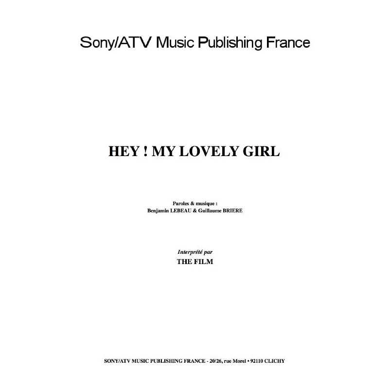HEY  MY LOVELY GIRL