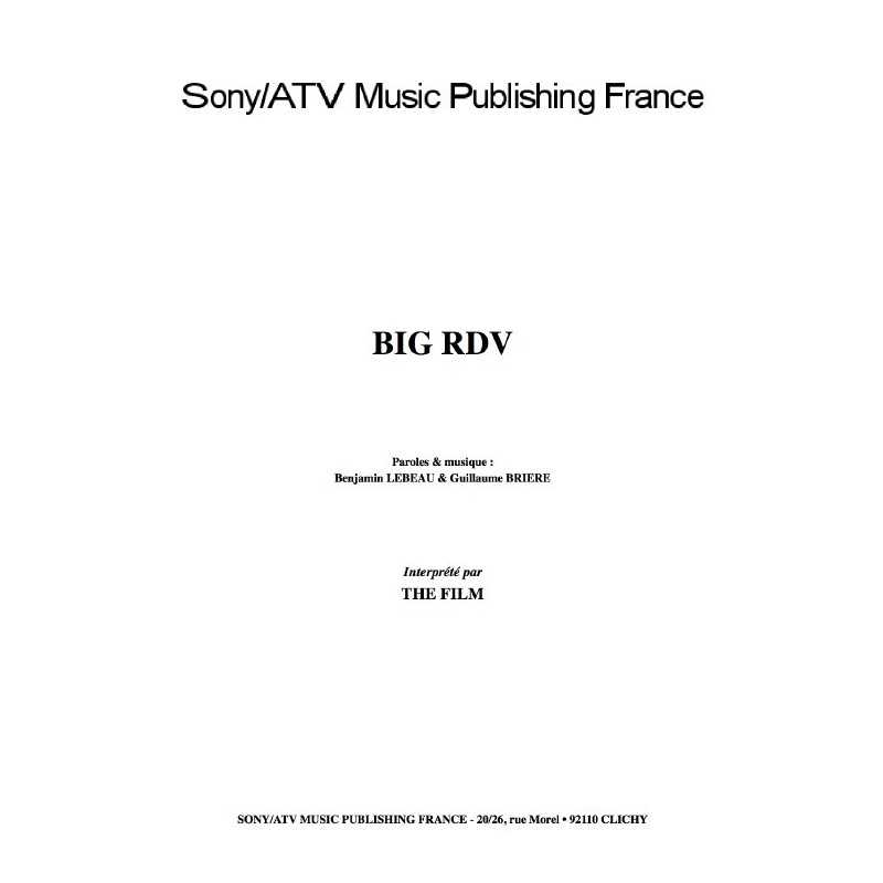 BIG RDV