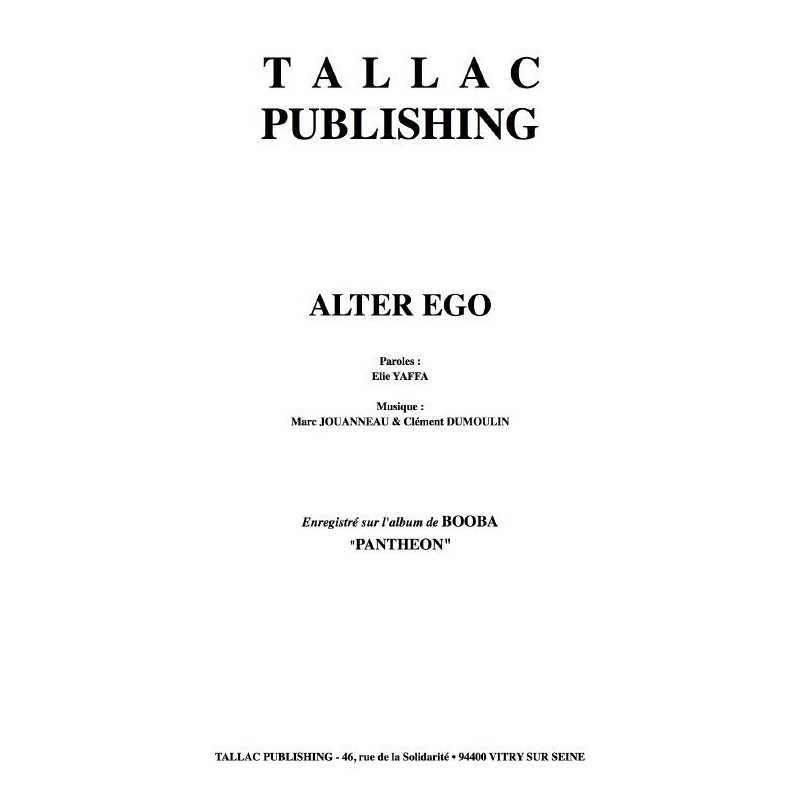 ALTER EGO