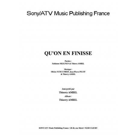 QU'ON EN FINISSE