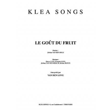 LE GOÛT DU FRUIT