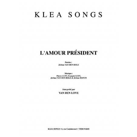 L'AMOUR PRÉSIDENT